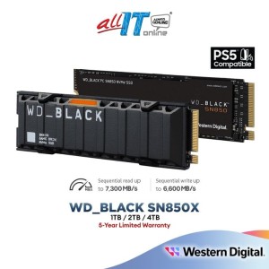 
                                                            Western Digital WD_BLACK SN850X 4TB