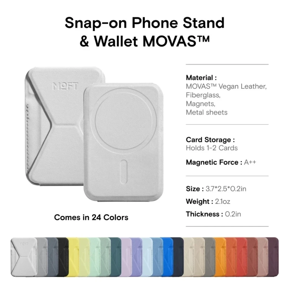 MOFT Snap-on Phone Stand & Wallet
