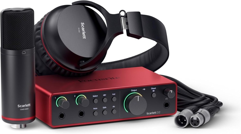 
                                                            Focusrite Scarlett 2i2 4th Gen